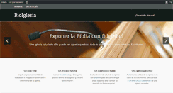 Desktop Screenshot of bioiglesia.org