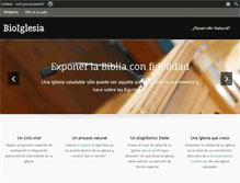 Tablet Screenshot of bioiglesia.org